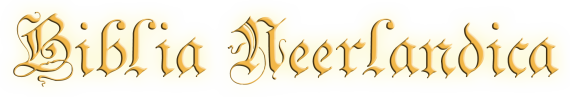 Logo Biblia Neerlandica